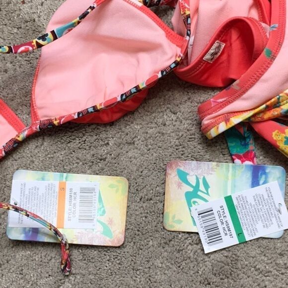 HOBIE FLORAL BIKINI SET. S/L. New - Picture 10 of 11